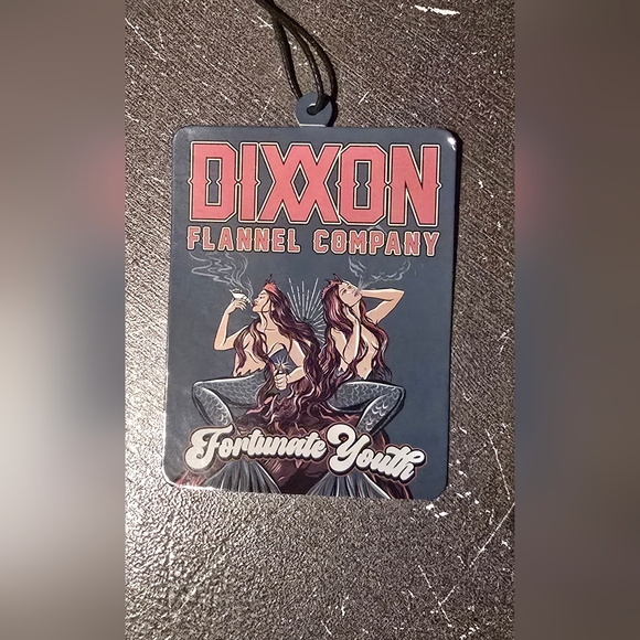 DIXXON Fortunate Youth Navy and White Plaid Flannel Shirt - Picture 4 of 4